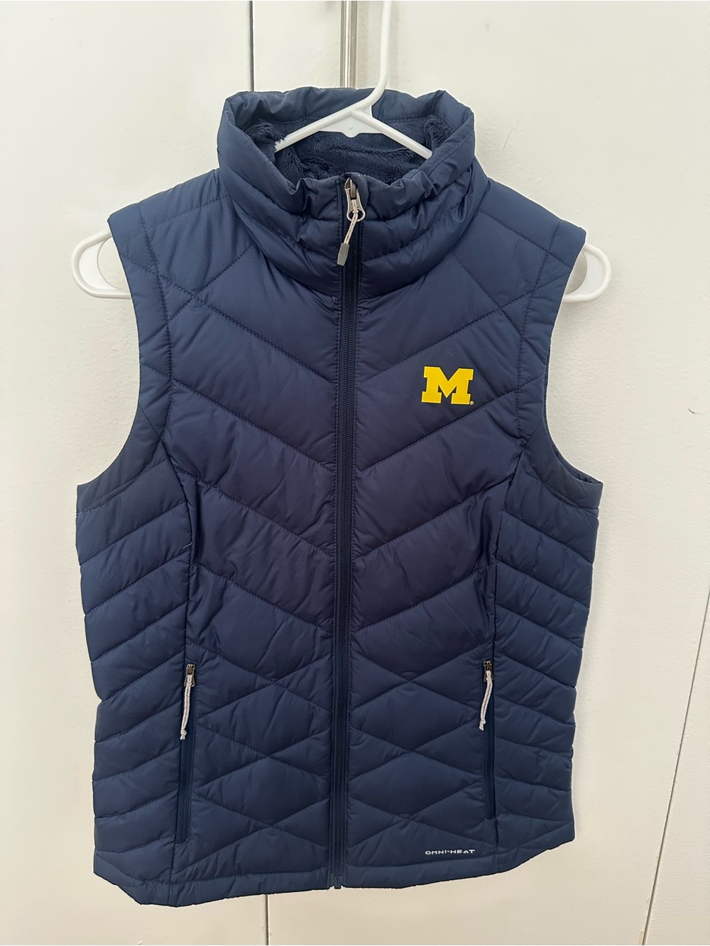 Michigan Wolverines Columbia Navy and Light Blue Insulated Jacket